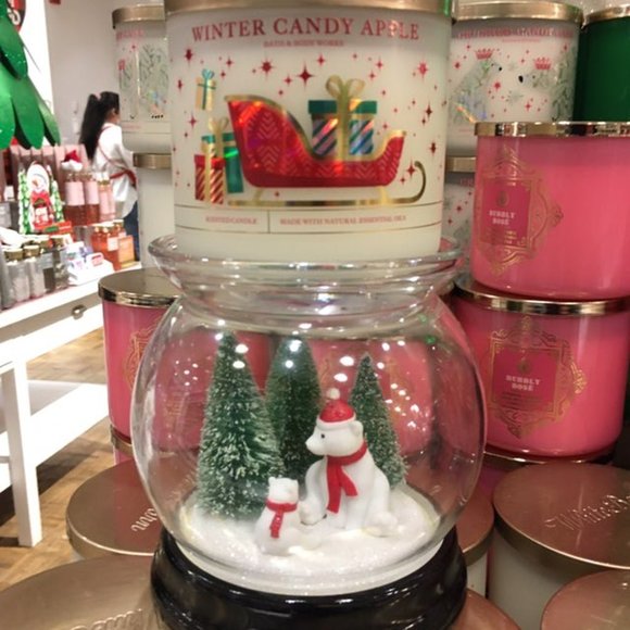 Bath & Body Works Accents Bath Body Works Polar Bear Cloche